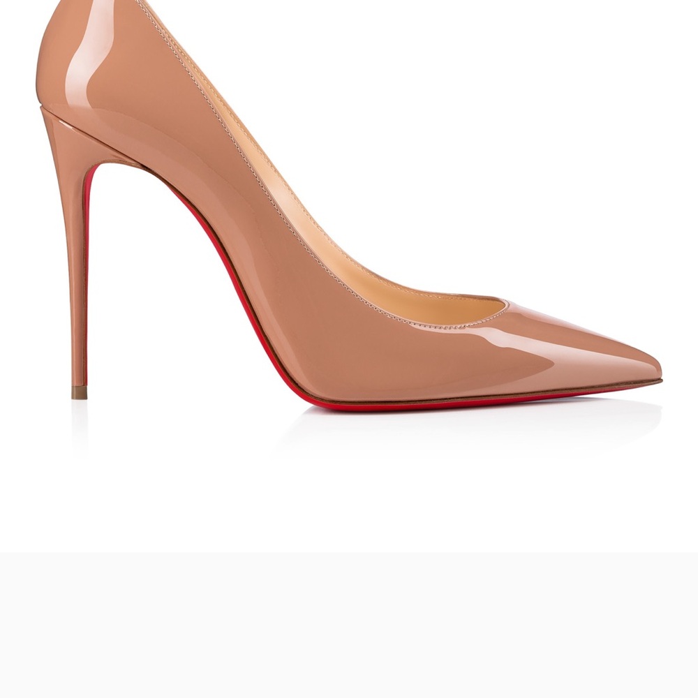 Christian Louboutin Nude Patent Heels